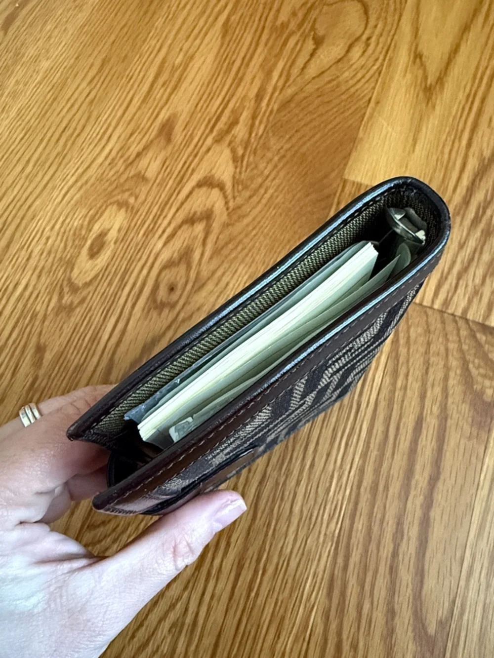 Fendi Brown and Black FF Agenda with Leather Trim - Picture 4 of 12